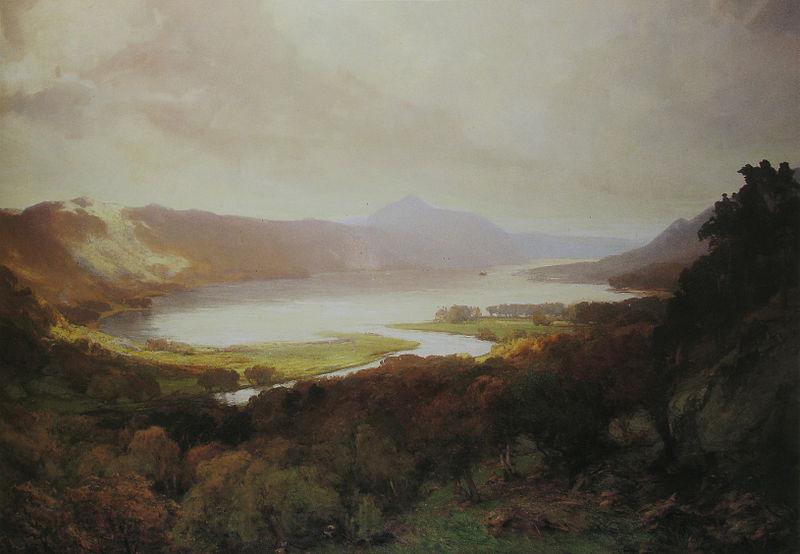 Joseph Farquharson Loch Lomond France oil painting art
